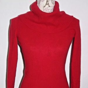 Pure 100% cashmere sweater S EUC cowl neck